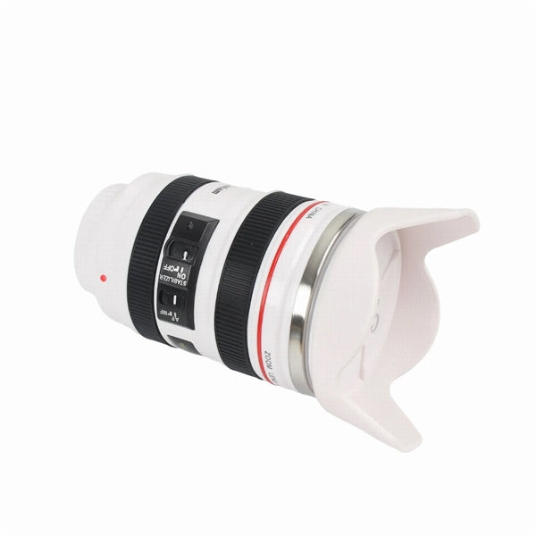 13.5 OZ Camera Lens Stainless Steel Thermos Mug