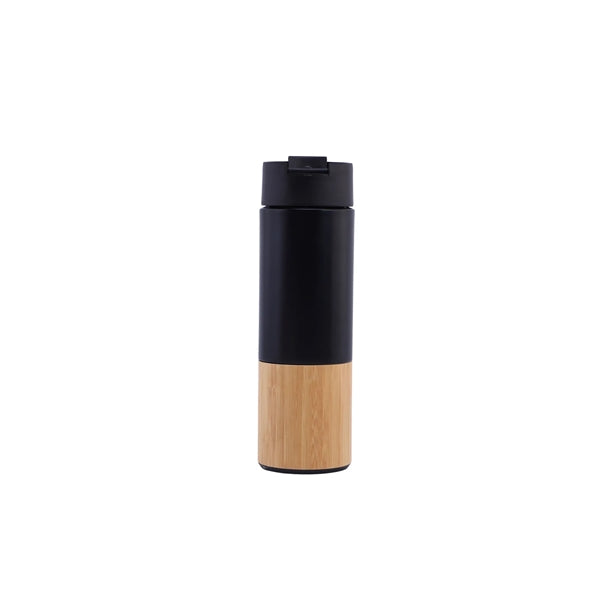Bamboo Thermos Stainless Steel Travel Tea Tumbler