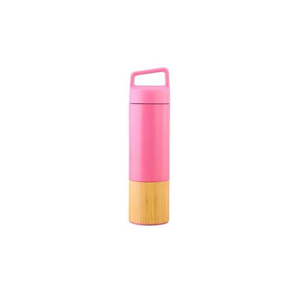 Bamboo Thermos Stainless Steel Travel Tea Tumbler