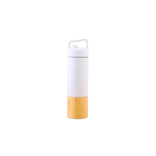 Bamboo Thermos Stainless Steel Travel Tea Tumbler