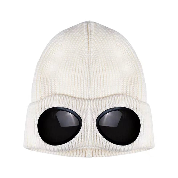 Unisex Goggles Knitted Hat