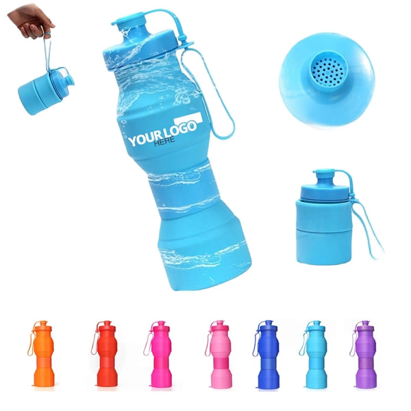 27 OZ Silicone Collapsible Water Cup