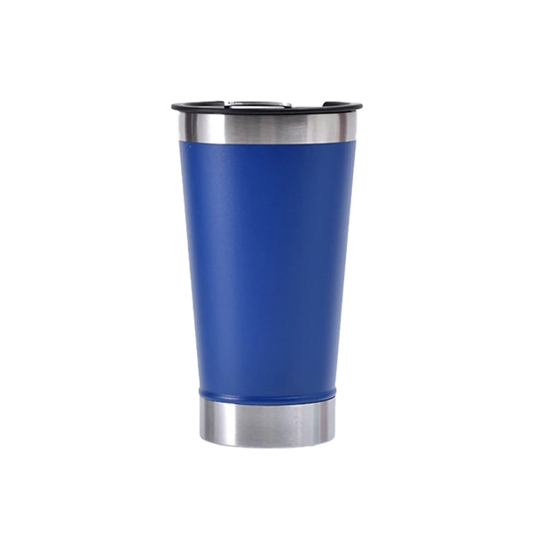 Stainless Steel Beer Mug With Built In Bottle Opener