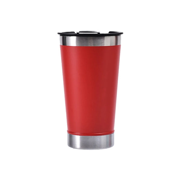 Stainless Steel Beer Mug With Built In Bottle Opener
