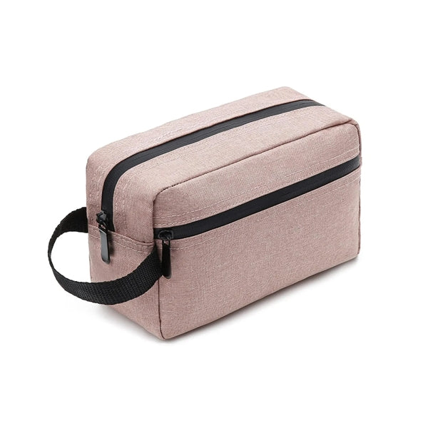 Travel Toiletry Bag With Divider & Handle For Cosmetic Tools