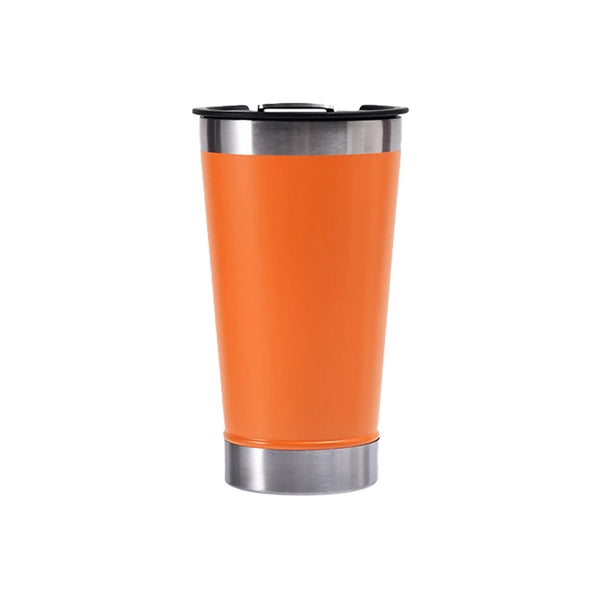 Stainless Steel Beer Mug With Built In Bottle Opener