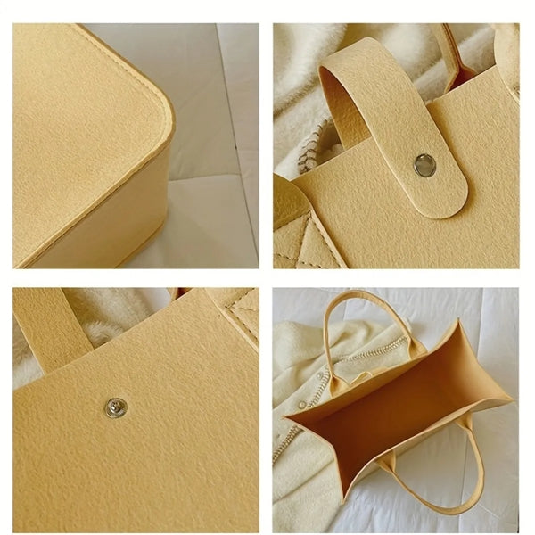 Durable Simple Felt Tote Bag