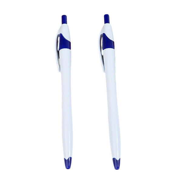 White Corporate Click Dart Pen