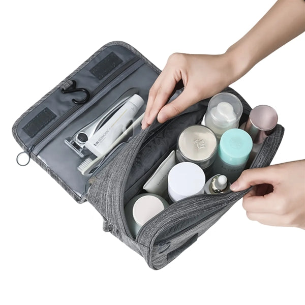 Hanging Dry Wet Separation Travel Business Wash Toiletry Bag