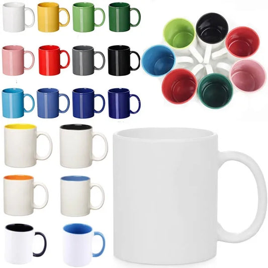 11 OZ C-shaped Handle Mug Ceramic Cup