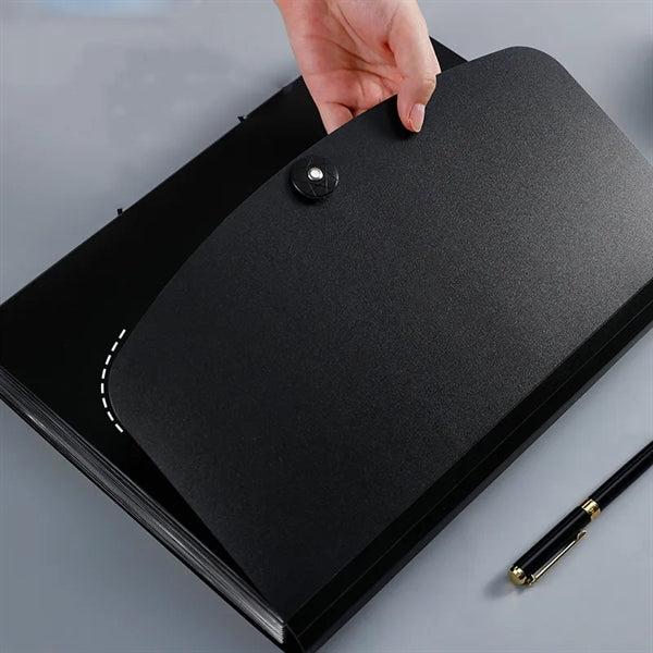 A4 13 Pockets File Organizer with Elastic Buckle Closure