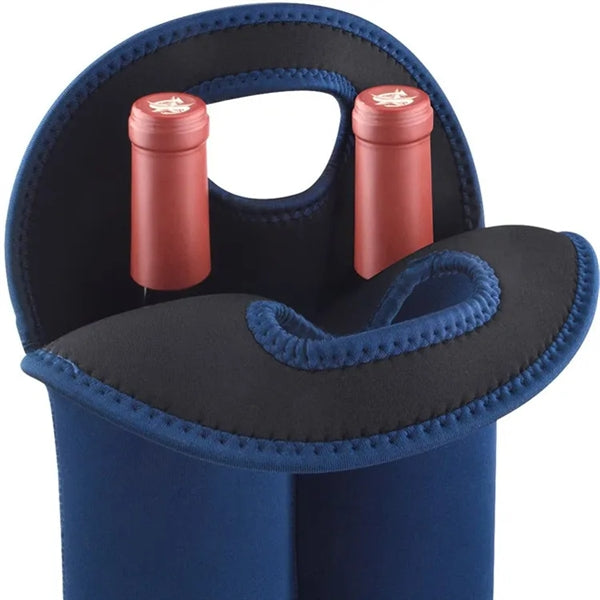 Insulated Neoprene Wine Carrier Tote Bag