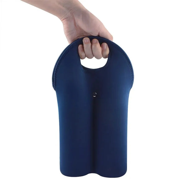 Insulated Neoprene Wine Carrier Tote Bag