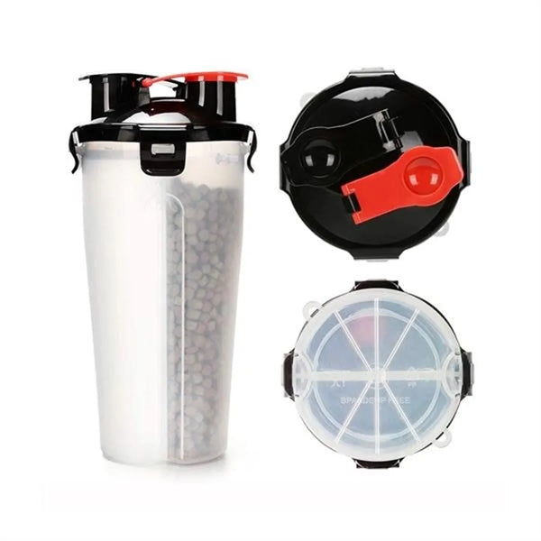 2 in 1 Folding Pet Feeder Water Bottle