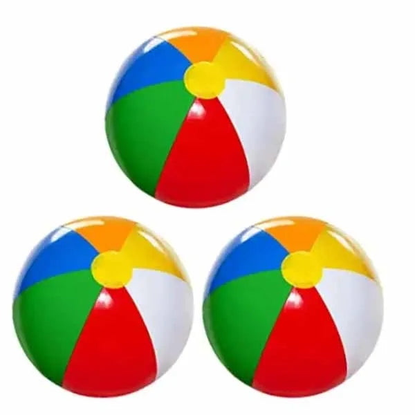Beach Balls 3 Pack Kids Pool Party Toys Outdoor Gifts