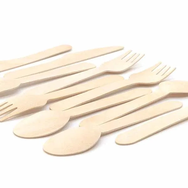 Wooden disposable tableware