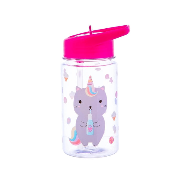 Folding Straw Water Milk Bottle Outdoor BPA Free