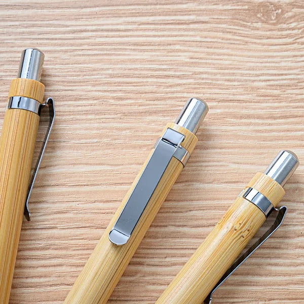 Bamboo Retractable Ballpoint Pen