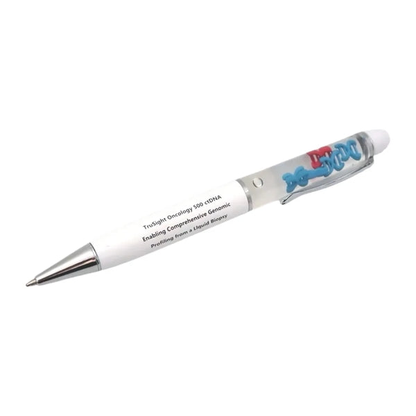 Superior Metal Twist Pen w/Custom 3D Molded Floaters
