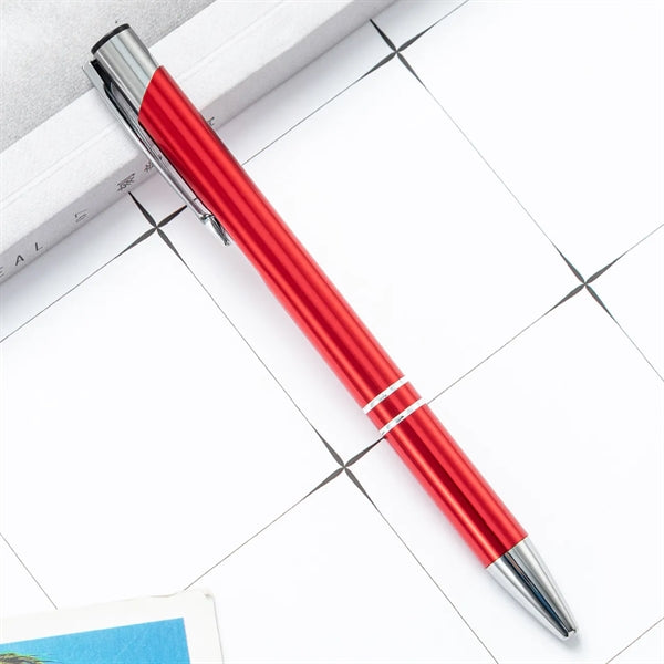 Retractable Aluminum Ballpoint Pen