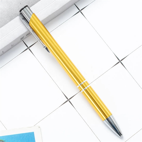 Retractable Aluminum Ballpoint Pen