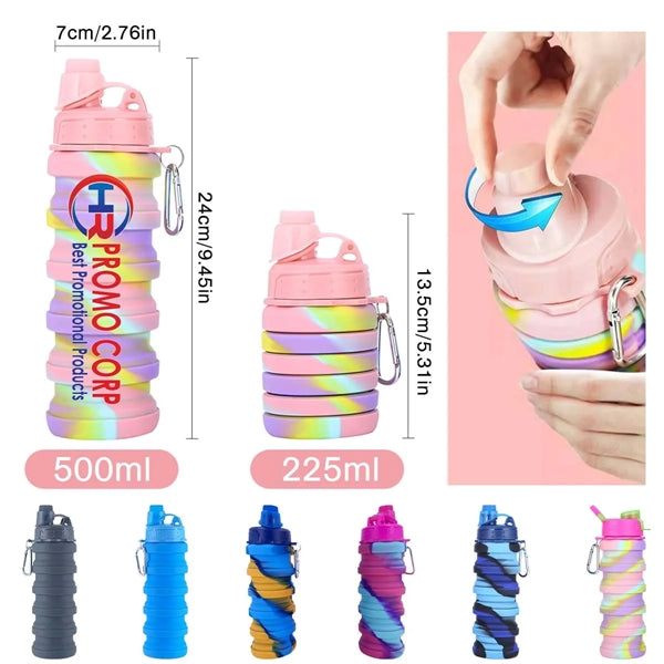 17Oz High Quaility Hand-held Collapsible Drinking Bottle