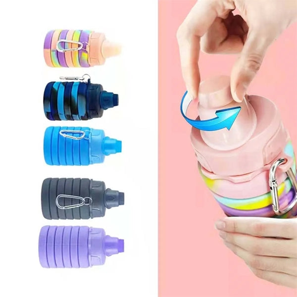 17Oz High Quaility Hand-held Collapsible Drinking Bottle