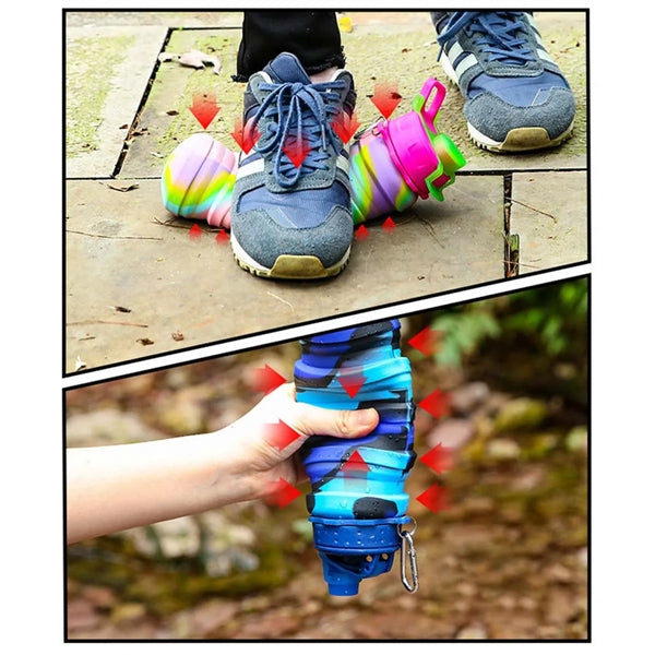 17Oz High Quaility Hand-held Collapsible Drinking Bottle