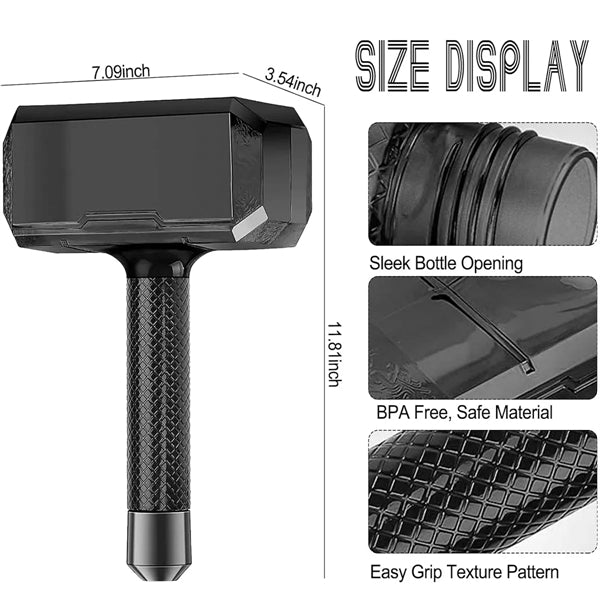 57oz Large Hammer Water Bottle