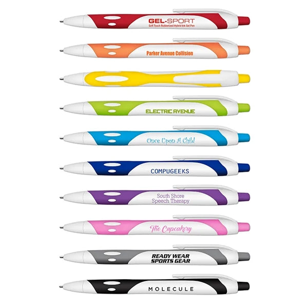 Gel Sport Rubberized Hybrid-Ink Pen - Blue Ink