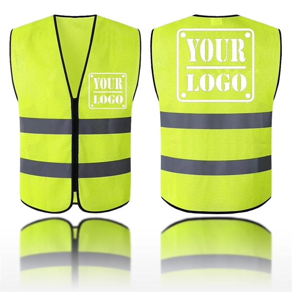 Reflective Strips Mesh Vest