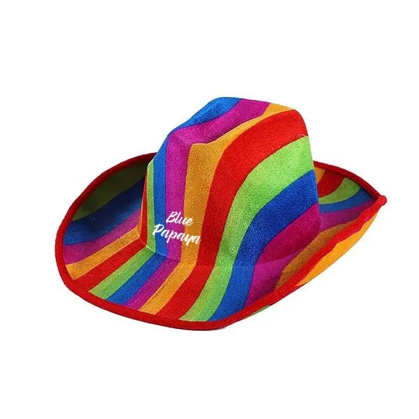 Rainbow Cowboy Hat