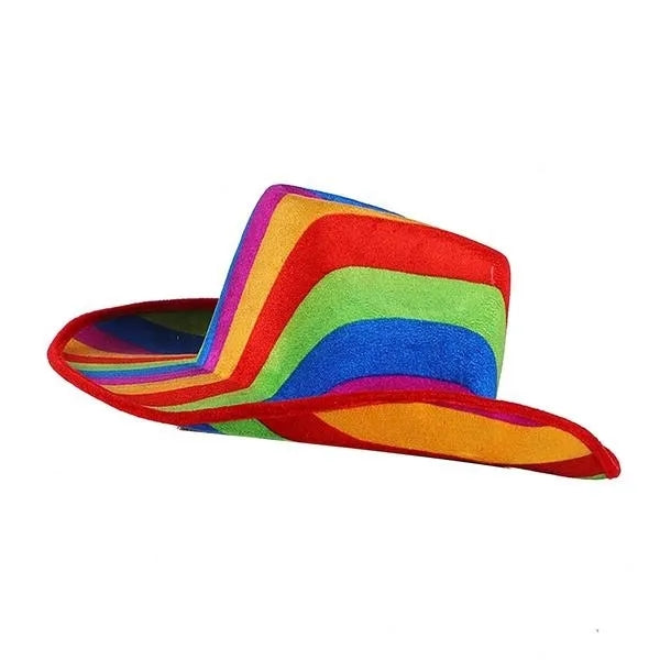 Rainbow Cowboy Hat