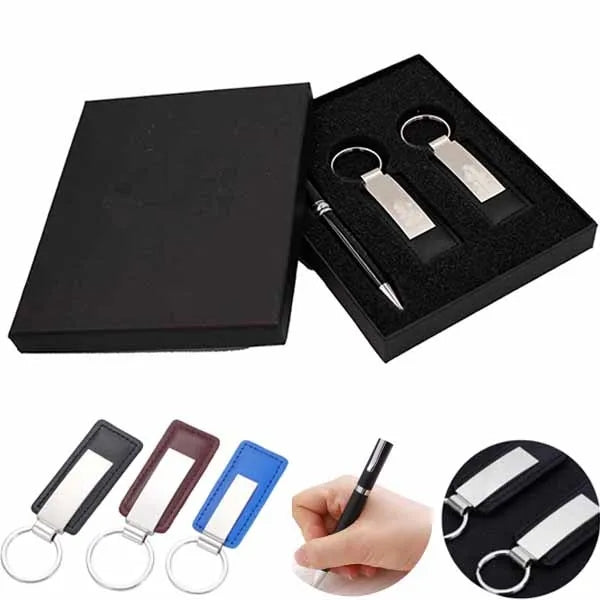 Business Signature Ballpoint Pen Keyring Set Gift Box Suit