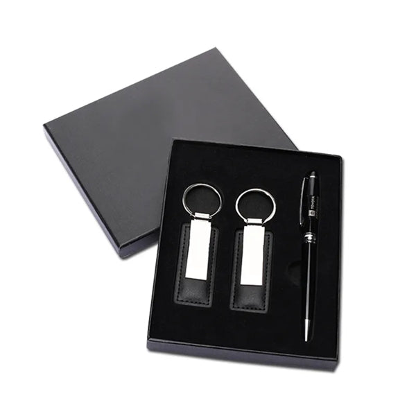 Business Signature Ballpoint Pen Keyring Set Gift Box Suit