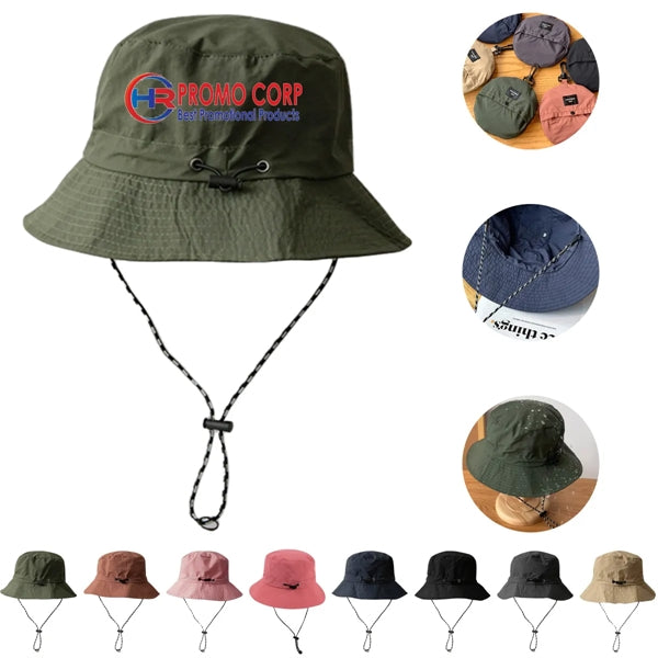 Men Outdoor Sun Protection Wide Brim Bucket Fishman Hat