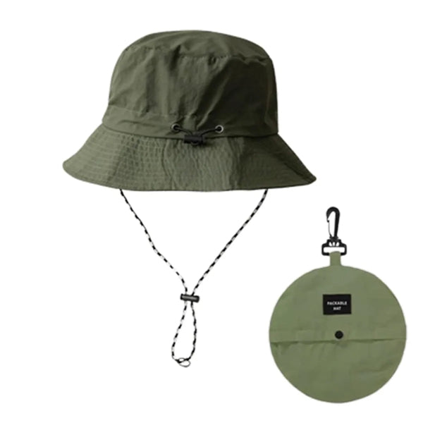 Men Outdoor Sun Protection Wide Brim Bucket Fishman Hat
