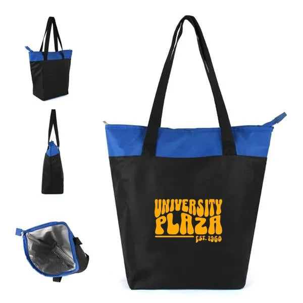 Recycled Shopping Tote Cooler Bag