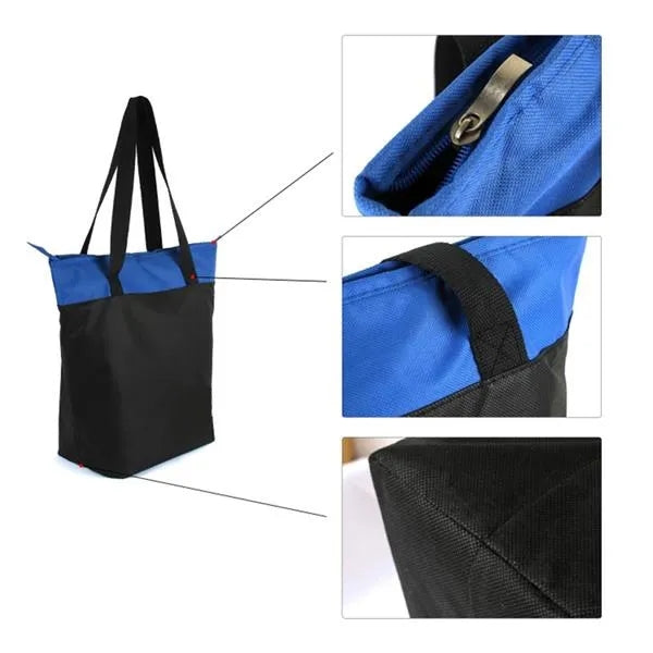 Recycled Shopping Tote Cooler Bag