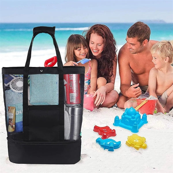 Mesh Tote Bag with Cooler