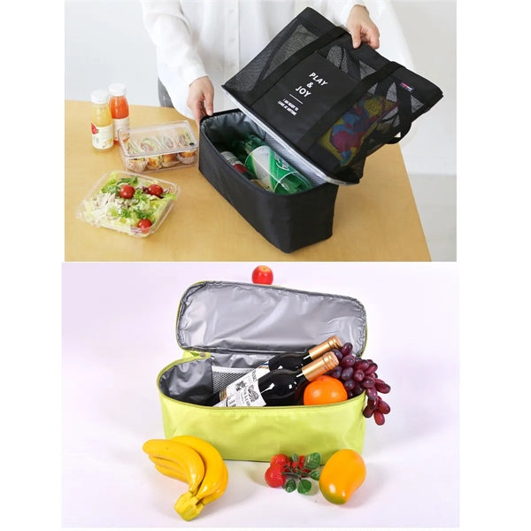 Mesh Tote Bag with Cooler