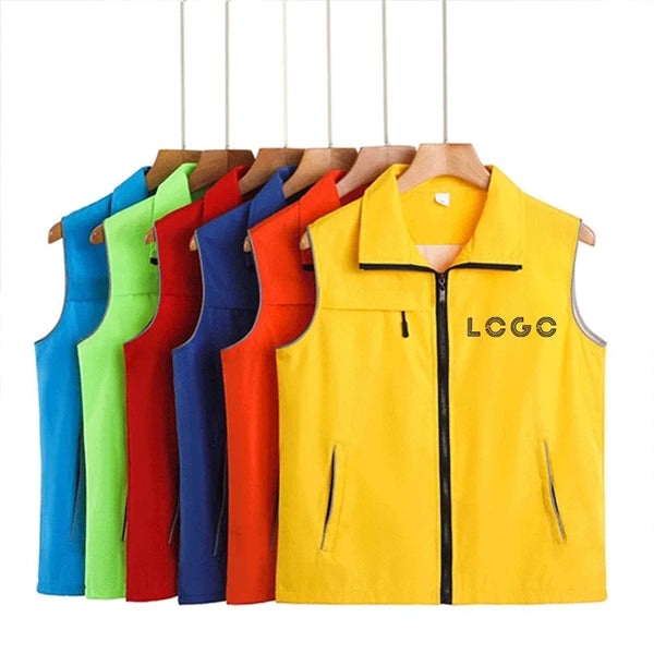 100% polyester windproof waistcoat