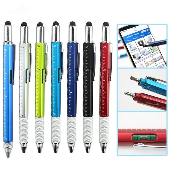 6 In 1 Multitool Pen With Ruler