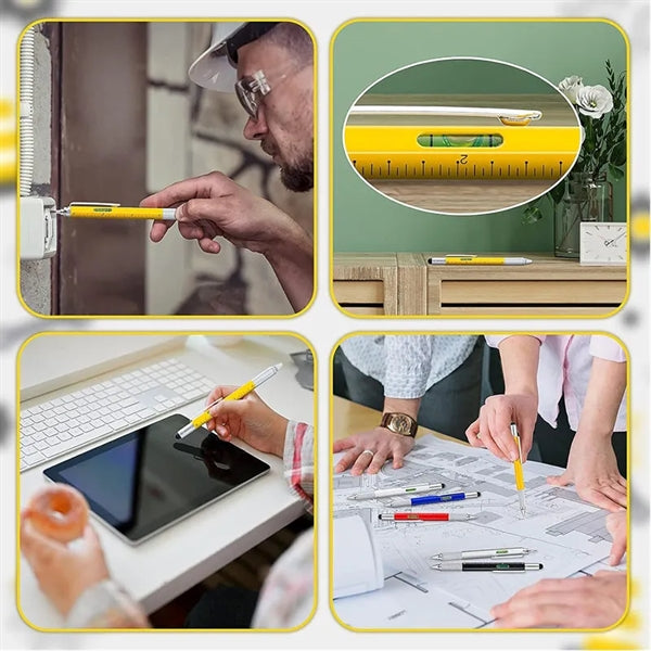 6 In 1 Multitool Pen With Ruler