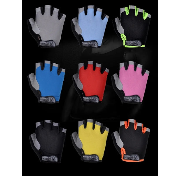 Unique Half Finger Outdoor Gloves w/ Custom LOGO