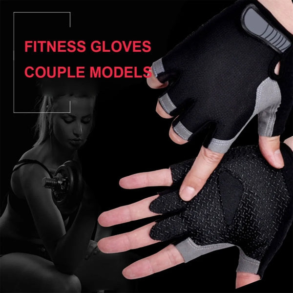 Unique Half Finger Outdoor Gloves w/ Custom LOGO