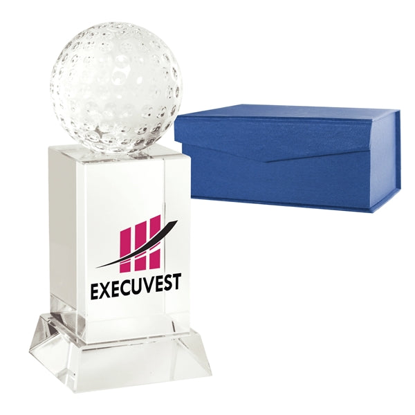 Optic Crystal Golf Trophy Award