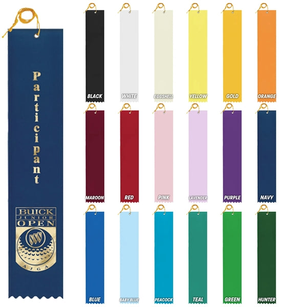 2" x 10" Custom Award Ribbon with Event Card