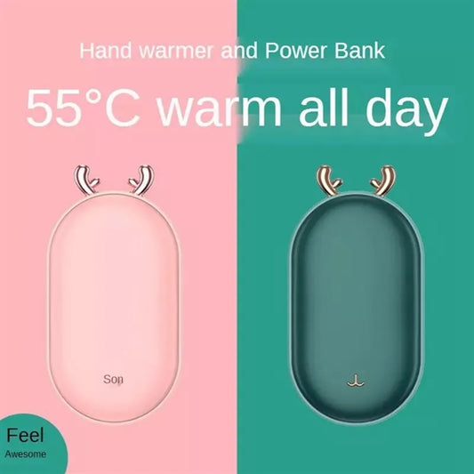 2-in-1 Portable Rechargeable Hand Warmer