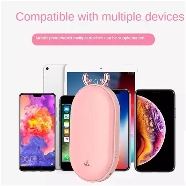 2-in-1 Portable Rechargeable Hand Warmer